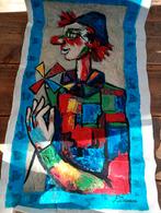 Abstract doek schilderij van Spaanse schilder F. Desmaison, Ophalen of Verzenden