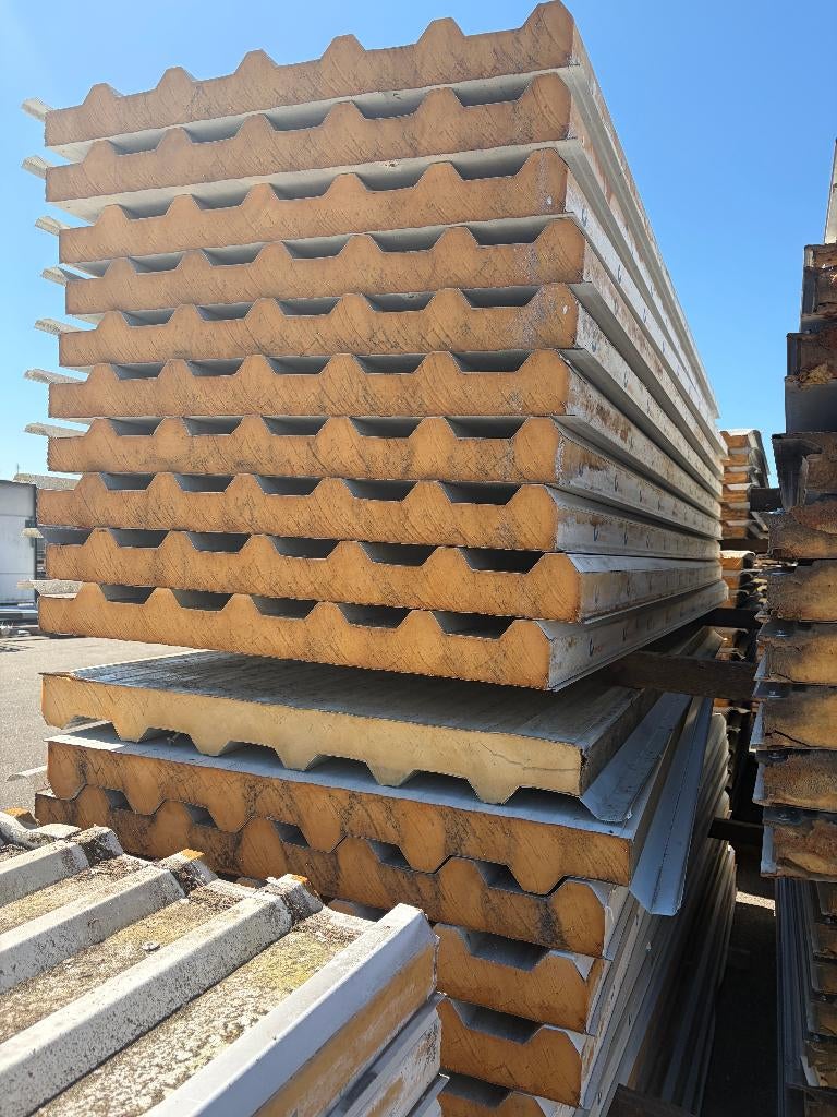 Sandwich paneel, dakplaat, isolatie plaat ( 308 ), Doe-het-zelf en Verbouw, Isolatie en Afdichting, Ophalen, Gebruikt, Hardschuim (Pir)