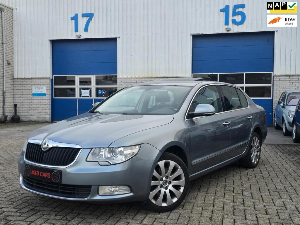 Skoda Superb 1.8 TSI Elegance AUTOMAAT/NAP/STOEL VW/ELEK STO, Stof, Gebruikt, Zwart, 4 cilinders