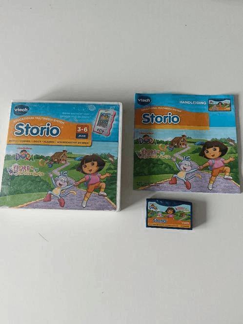 Vtech storio dora en de drie klein biggetjes, Kinderen en Baby's, Speelgoed | Vtech, Ophalen of Verzenden, Zo goed als nieuw