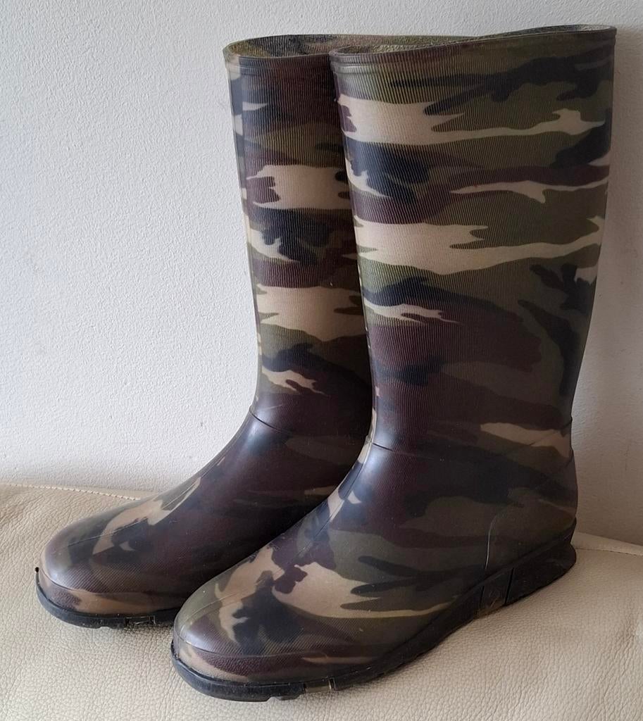 Stoere hoge leger laarzen!, Ophalen of Verzenden, Gedragen, Zwart, Hoge laarzen