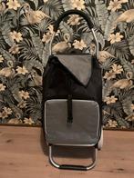 Boodschappen trolley incl. vriesvak, Ophalen, 30 cm of meer, Zwart, Zo goed als nieuw