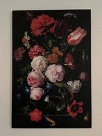 Schilderij op canvas van Stilleven bloemen in vaas, Antiek en Kunst, Ophalen of Verzenden