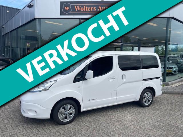 Nissan E-NV200 Evalia Connect Edition, Stof, Zwart, 109 min, Wit