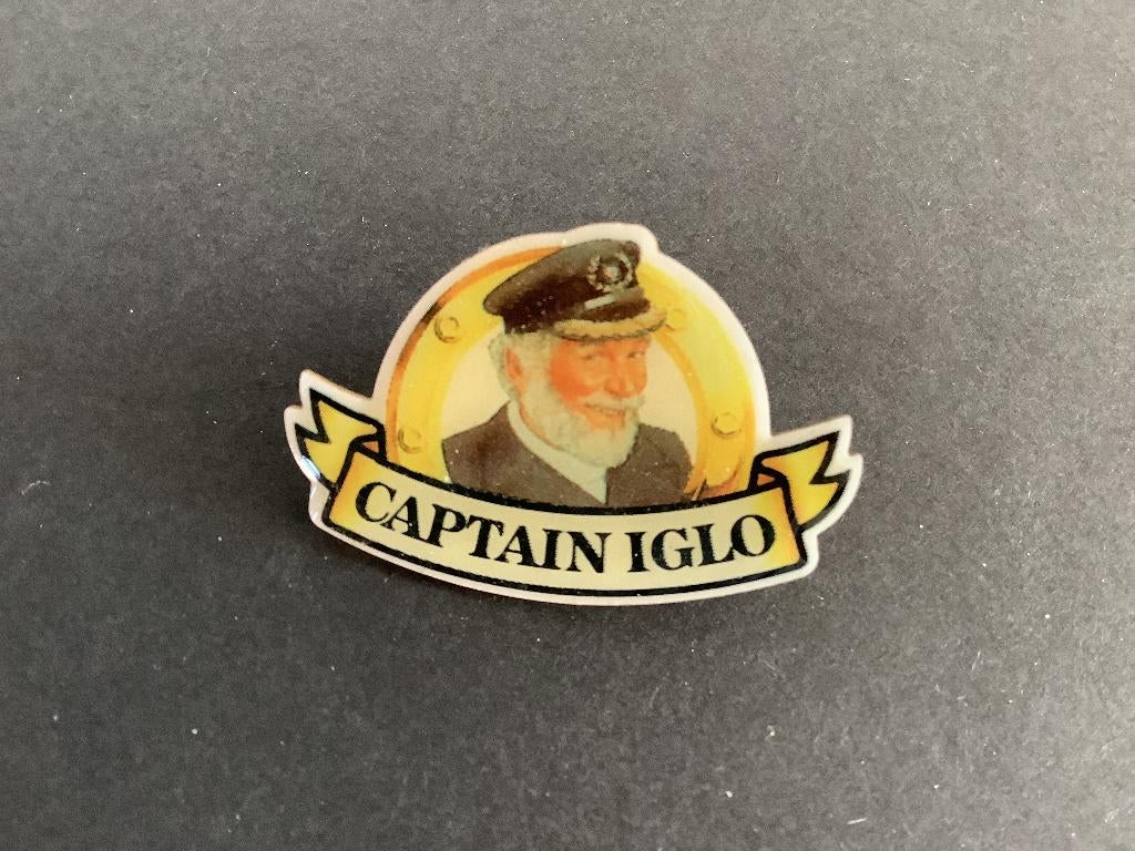 Captain Iglo Kapitein Iglo pin, Verzamelen, Ophalen of Verzenden, Zo goed als nieuw, Merk, Speldje of Pin
