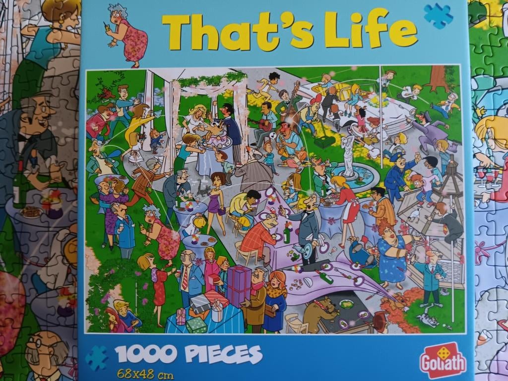 That's life legpuzzel: bruiloft, Ophalen of Verzenden, 500 t/m 1500 stukjes, Zo goed als nieuw