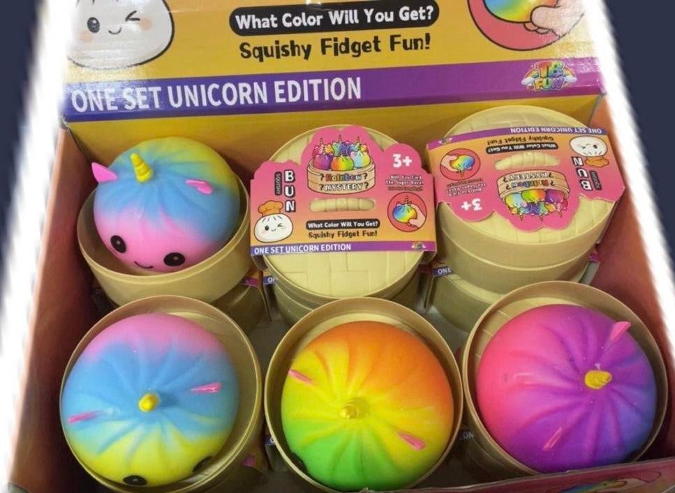 Nieuwste Squishy Dumpling Unicorn Of de Regenboog 8,5cm, Kinderen en Baby's, Ophalen of Verzenden, Nieuw