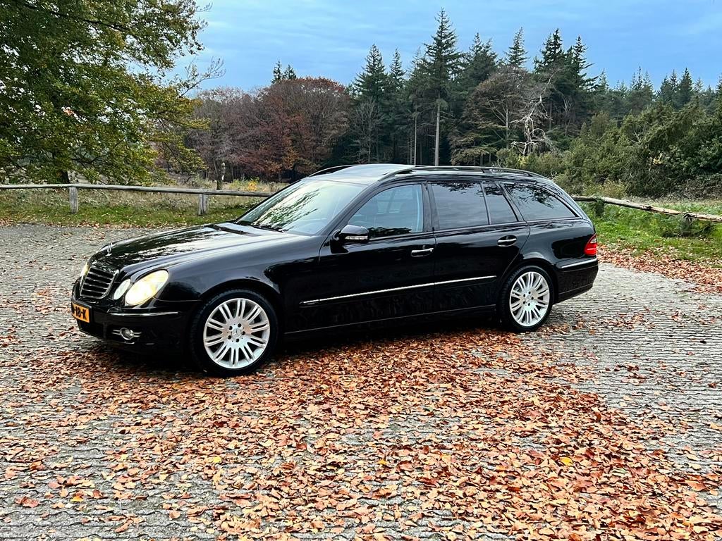 Mercedes-Benz E-Klasse 3.0 E280 Combi Avantgarde Sport Zwart, Auto's, Mercedes-Benz, Automaat, Achterwielaandrijving, Zwart, Stationwagon