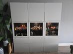IKEA Besta kast met lades, vitrinekasten en deuren, Ophalen, 150 tot 200 cm, Zo goed als nieuw, Minder dan 100 cm