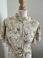 Yaya Woman maat 42 beige retro jurk 2355, Beige, Maat 42/44 (L), Ophalen of Verzenden, Knielengte