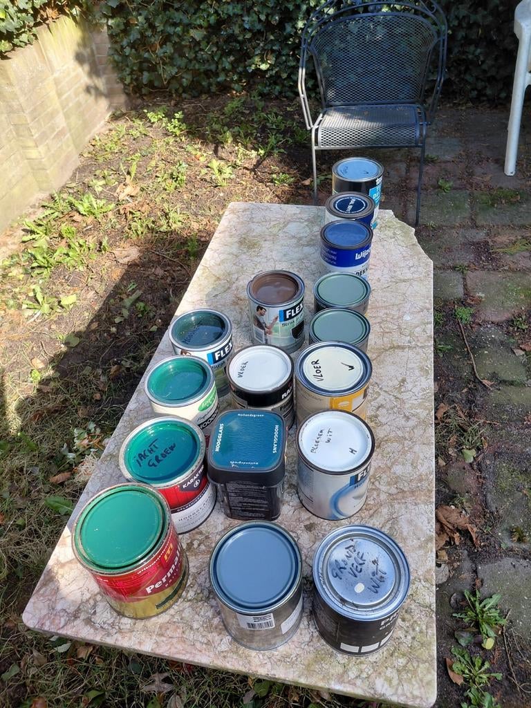 Verf -zomerse kleuren, volle bussen,  nog 13 stuks, Ophalen of Verzenden