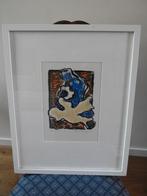 Abstracte compositie, zeefdruk - Gesigneerd - Petra Lommen, Ophalen of Verzenden