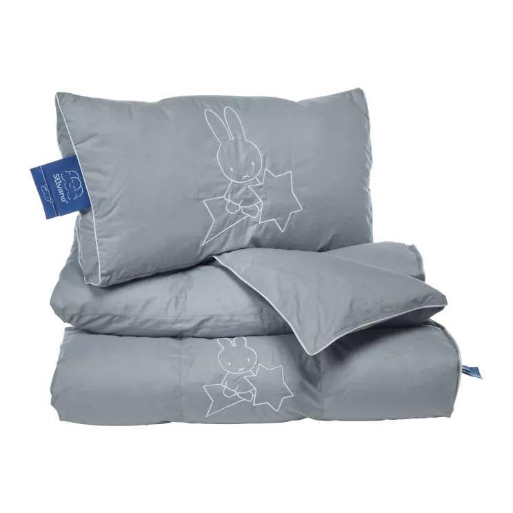 Prachtige Nijntje slaapset van Silvana, dekbed en kussen, Eenpersoons, Verzenden, Wit, Dekbedovertrek