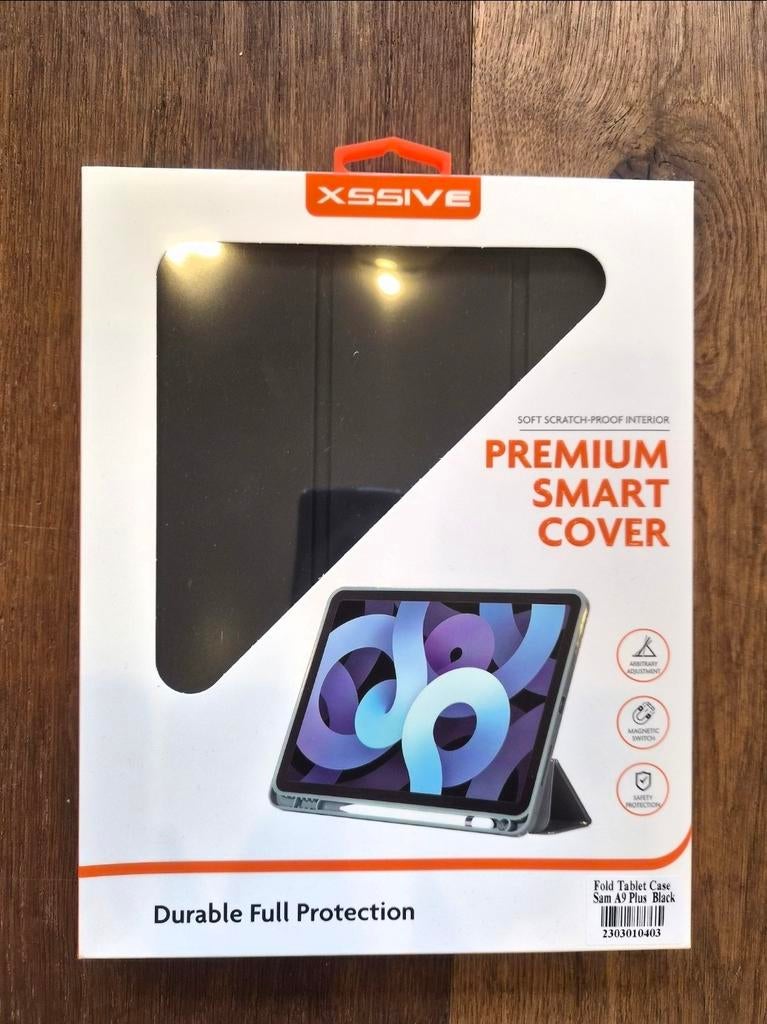 Samsung Galaxy A9+ Tablet Hoesje Smart Cover Zwart A9 Plus, Computers en Software, Tablet-hoezen, 10 inch, Nieuw, Bescherming voor- en achterkant