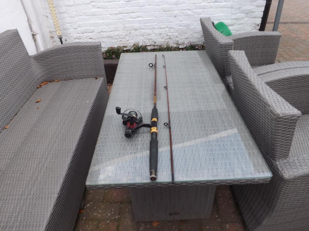 spinhengel van BIFA 200 met molen op, Watersport en Boten, Hengelsport | Roofvissen, Ophalen, Gebruikt, Werphengel