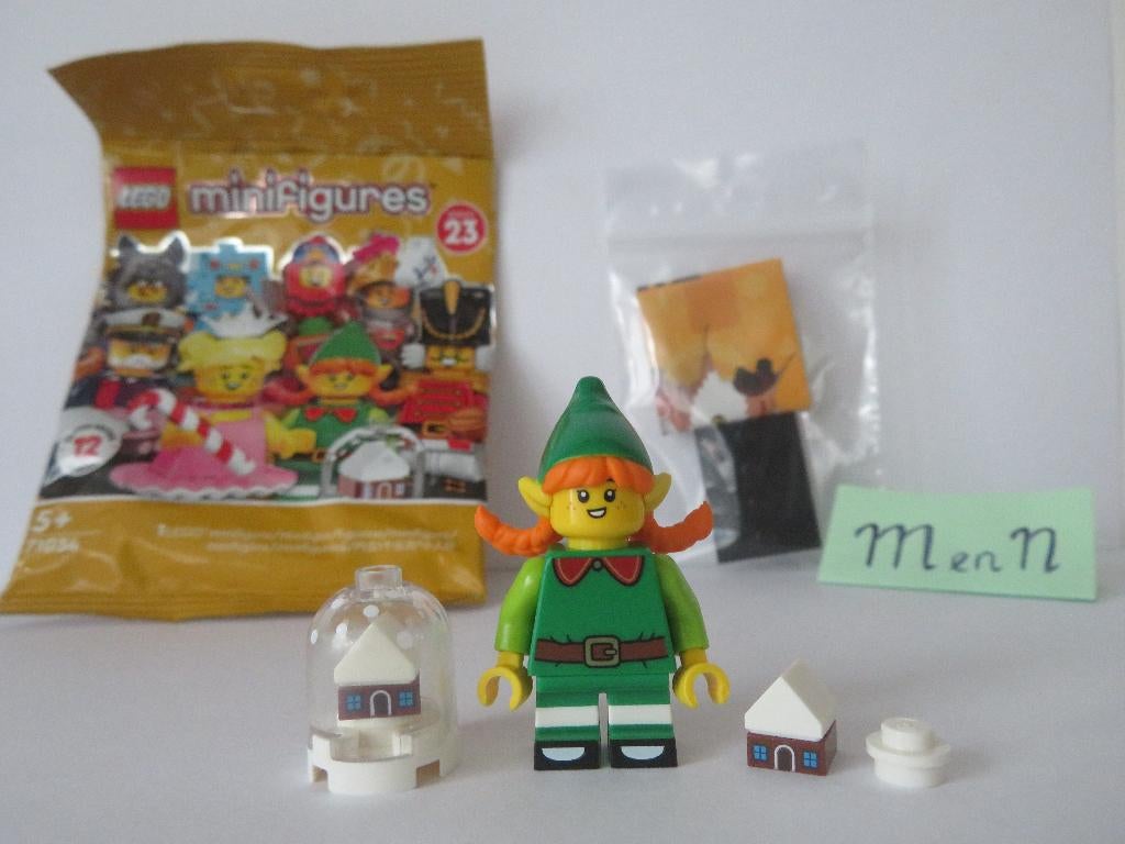 LEGO Minifiguur Series 23 Elf Elfje Minifig Poppetje Kerst, Ophalen, Nieuw, Lego