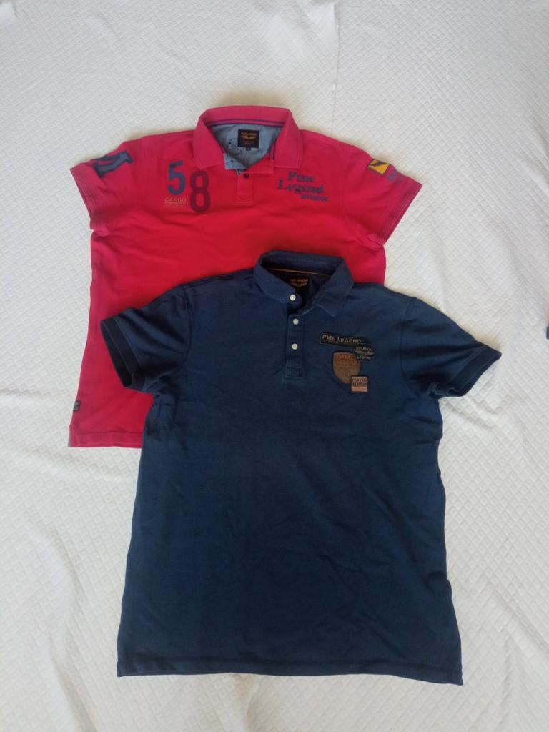 2X PME Legend Polo's Xxl, Kleding | Heren, Polo's, Pall Mall PME Legend, Overige maten, Zo goed als nieuw, Verzenden