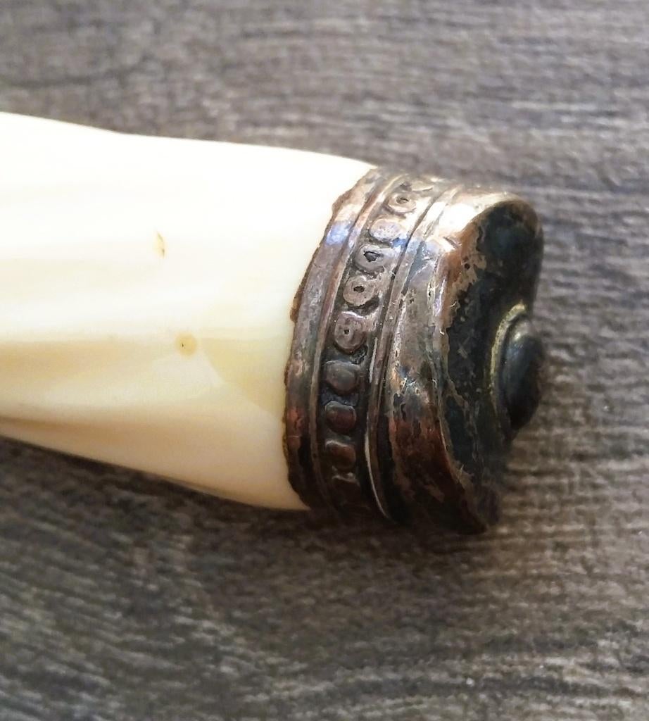 17 de eeuw Nederlandse Renaissance Tafelmes Reis Mes, Antiek en Kunst, Ophalen of Verzenden