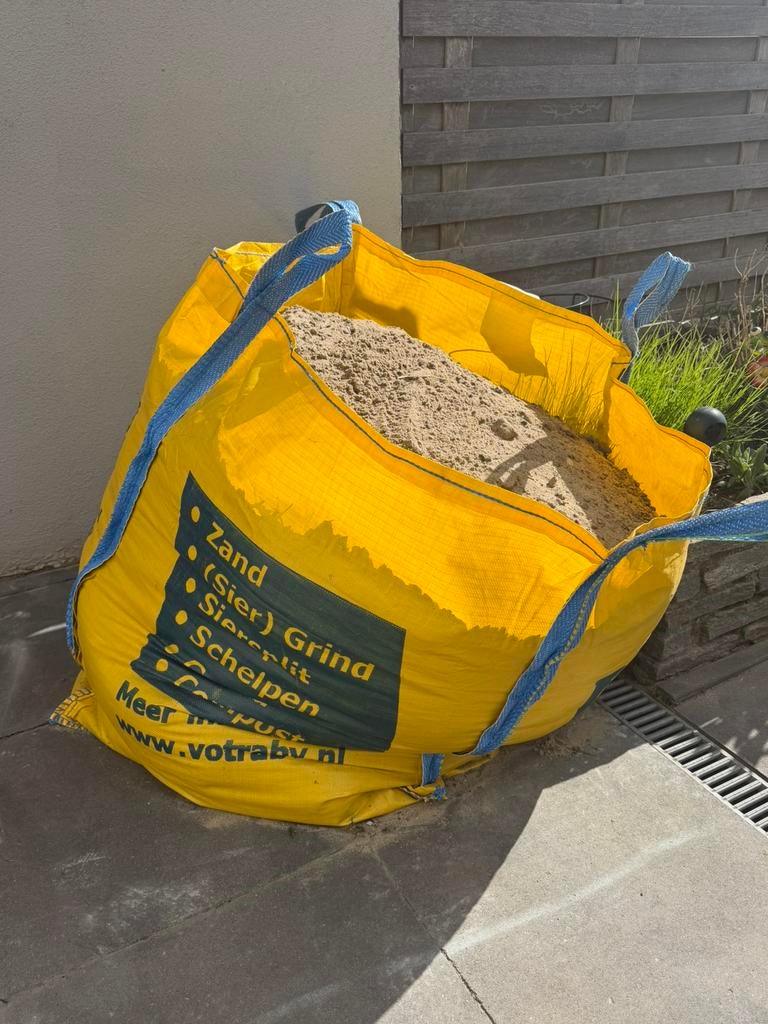 Straatzand gratis, Tuin en Terras, Zand, Ophalen, Zo goed als nieuw, Straatzand