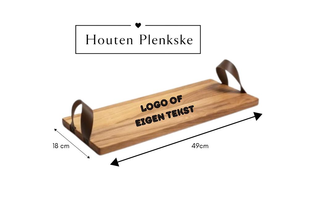 Gepersonaliseerde Borrelplank Luxe 49x18cm, Ophalen of Verzenden, Nieuw