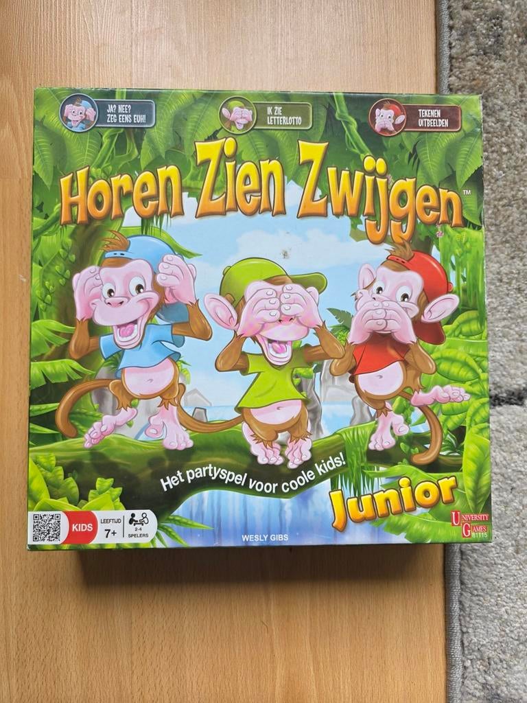 Horen Zien Zwijgen, Een of twee spelers, Ophalen of Verzenden, Zo goed als nieuw, University Games