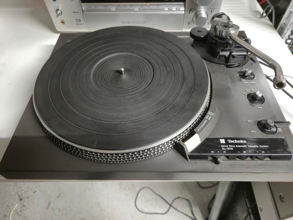Vintage Technics SL-1900 direct drive platenspeler (lees), Ophalen of Verzenden, Technics