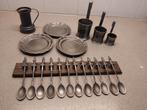 Verschillende tinnen objecten, Antiek en Kunst, Antiek | Bestek, Ophalen of Verzenden