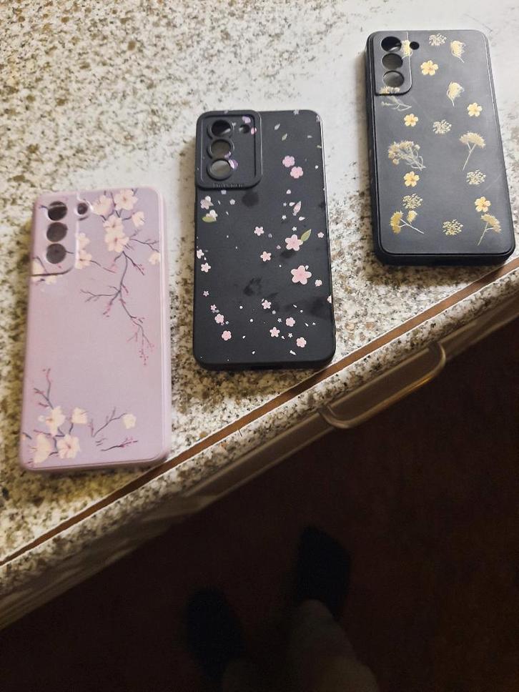 telefoonhoesjes + screenprotectors, Telecommunicatie, Mobiele telefoons | Hoesjes en Frontjes | Samsung, Zo goed als nieuw, Hoesje of Tasje