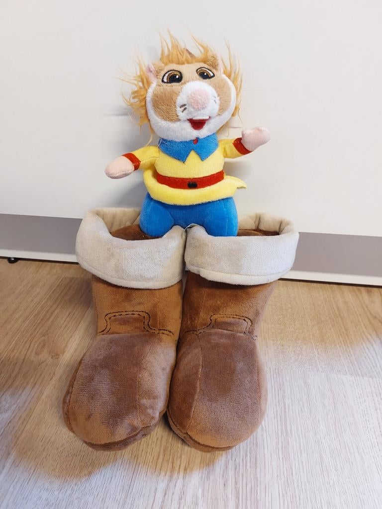 AH hamster knuffel efteling klein duimpje, Verzamelen, Ophalen of Verzenden, Beeldje of Poppetje