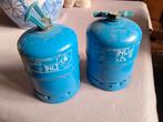 Twee Campingaz gasflessen met gas klein model, Ophalen