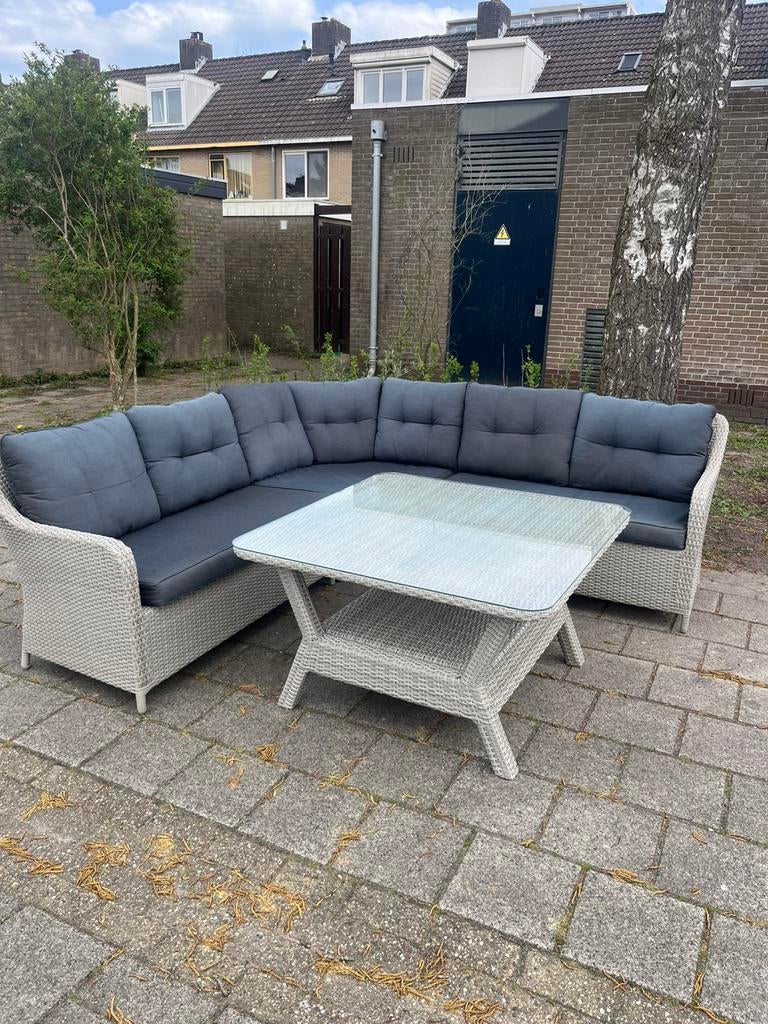 ‼️Luxe Wicker Loungeset / Dinerset  BEZORGING MOGELIJK🚌‼️, Tuin en Terras, Tuinsets en Loungesets, Zo goed als nieuw, Wicker