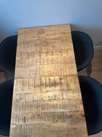 4 eetkamerstoelen antraciet Karwei, Huis en Inrichting, Ophalen, Zo goed als nieuw, Vier, Tijdloos