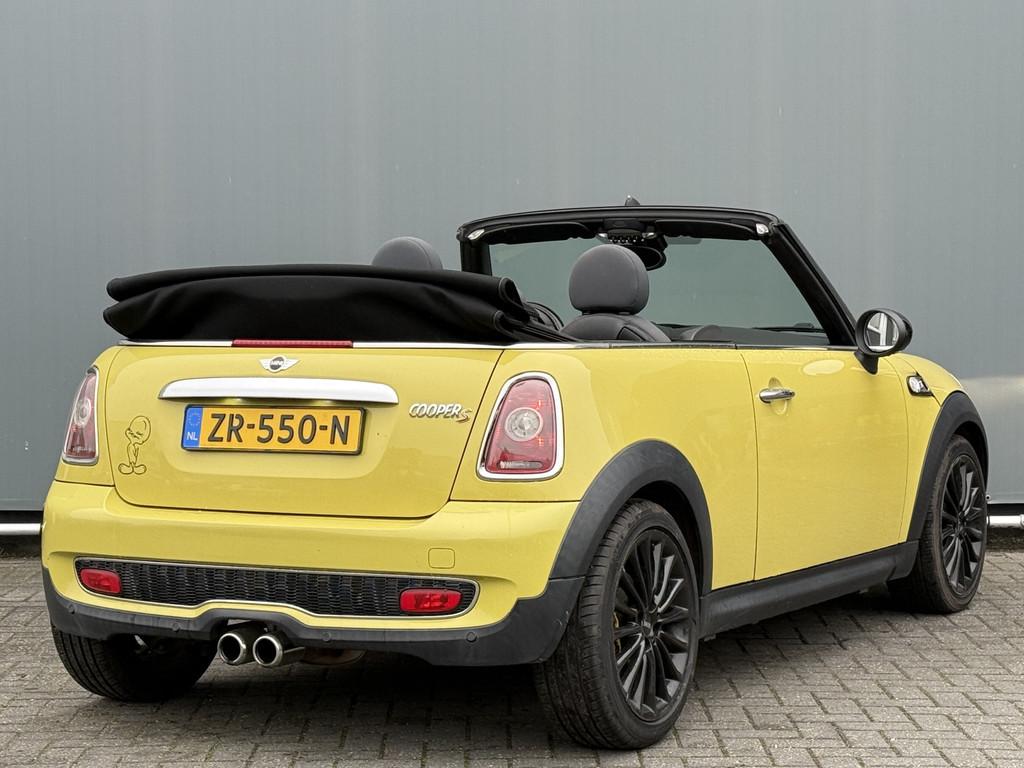MINI Cabrio BWJ 2009 1.6 175 PK Cooper S 108.000KM! CABRIO |, Voorwielaandrijving, Gebruikt, Huisgarantie, 4 stoelen