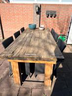 GRATIS Houten tuintafel 250x100, Ophalen, Zo goed als nieuw, Hout