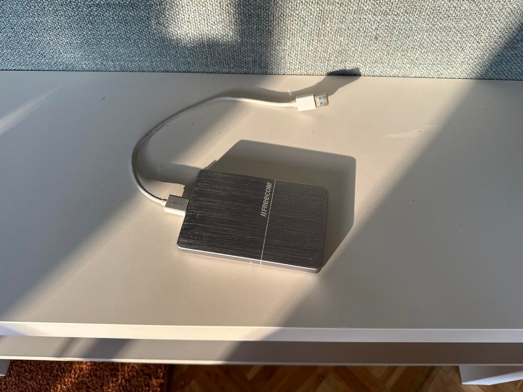 Freecom 1TB Externe Harde Schijf - Draagbaar, Computers en Software, Harde schijven, Gebruikt, HDD, Ophalen of Verzenden, Desktop