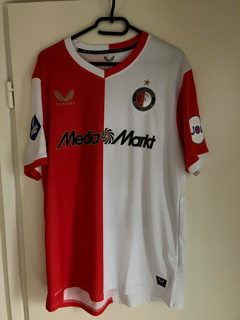 Feyenoord Thuisshirt 2025/2026 gesigneerd door Watanabe, Maat L, Ophalen of Verzenden, Zo goed als nieuw, Shirt