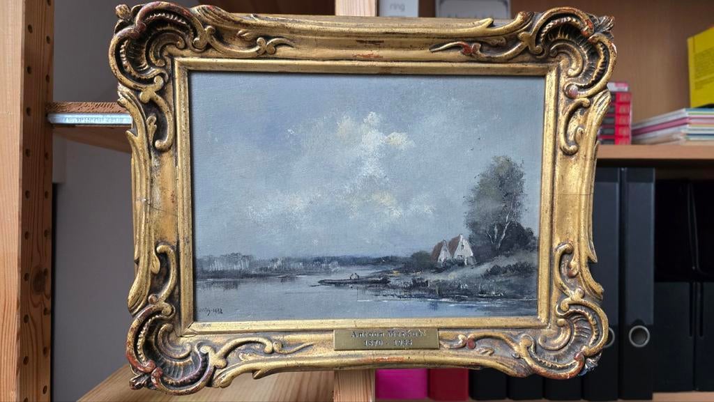 Antoon Markus rivierlandschap, Ophalen