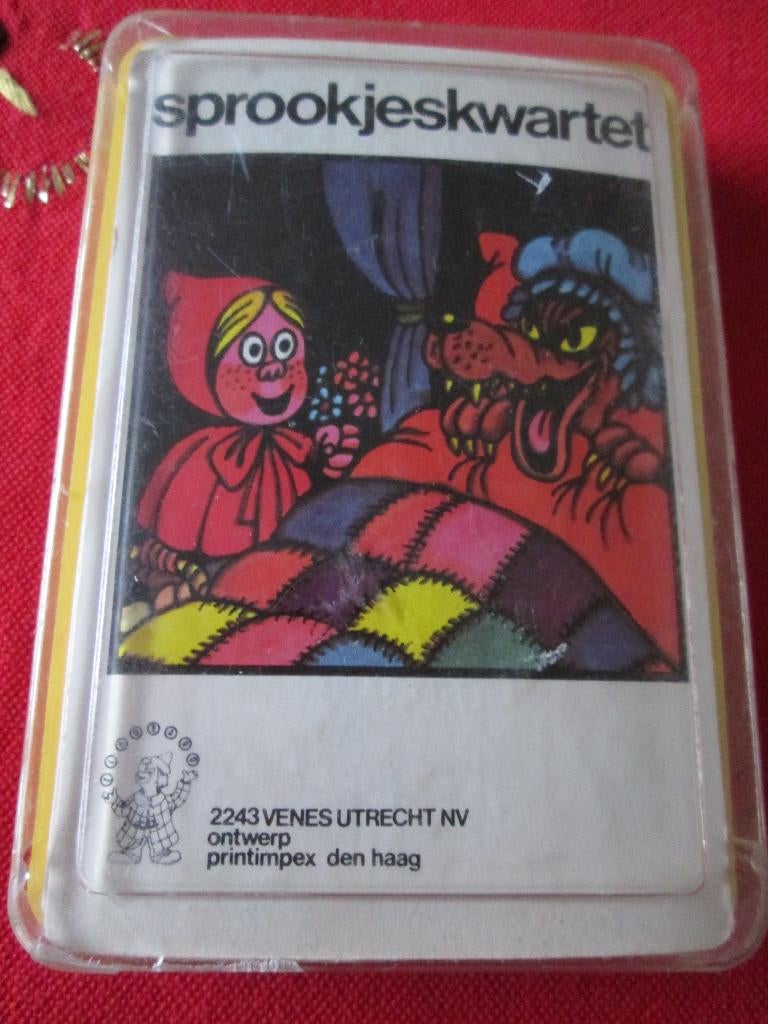 Sprookjeskwartet 2243 Venes Utrecht sprookjes, Verzamelen, Speelkaarten, Jokers en Kwartetten, Ophalen of Verzenden, Zo goed als nieuw