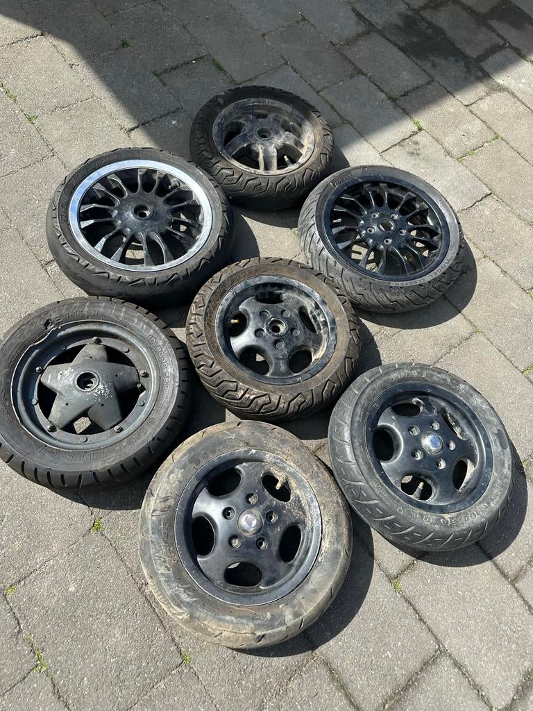 Velgen voor Piaggio Zip, Vespa Sprint, H2O Skipper, Fietsen en Brommers, Brommeronderdelen | Scooters, Ophalen of Verzenden, Gebruikt