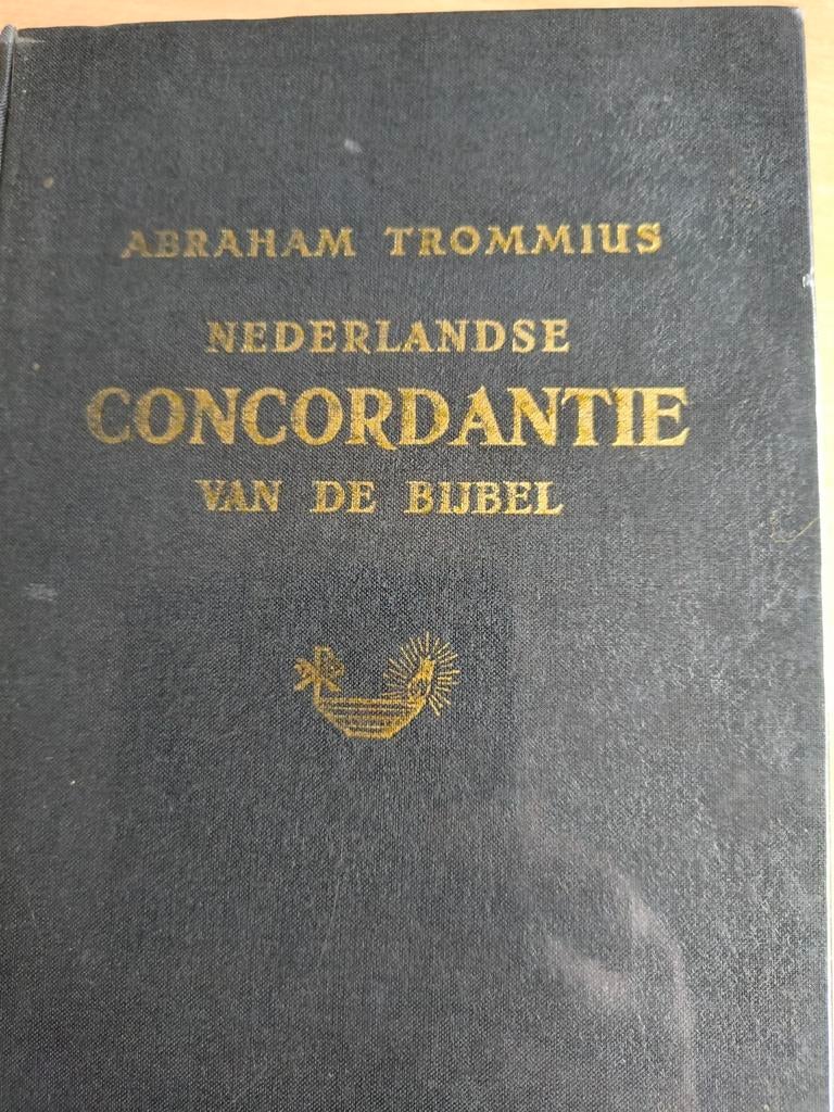 Concordantie. A Trommius, Boeken, Ophalen of Verzenden, Zo goed als nieuw, A Trommius, Christendom | Protestants