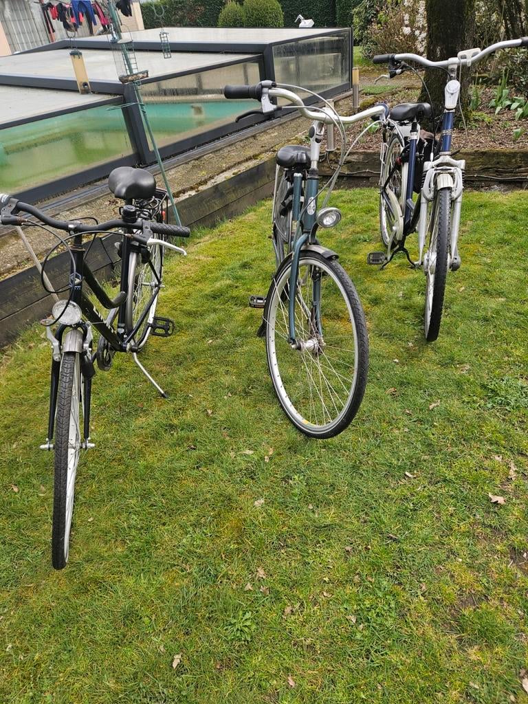 3 fietsen met wat werk, Ophalen, Gebruikt, Gazelle