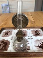 Oud olielampje 29 cm hoog, Antiek en Kunst, Ophalen of Verzenden