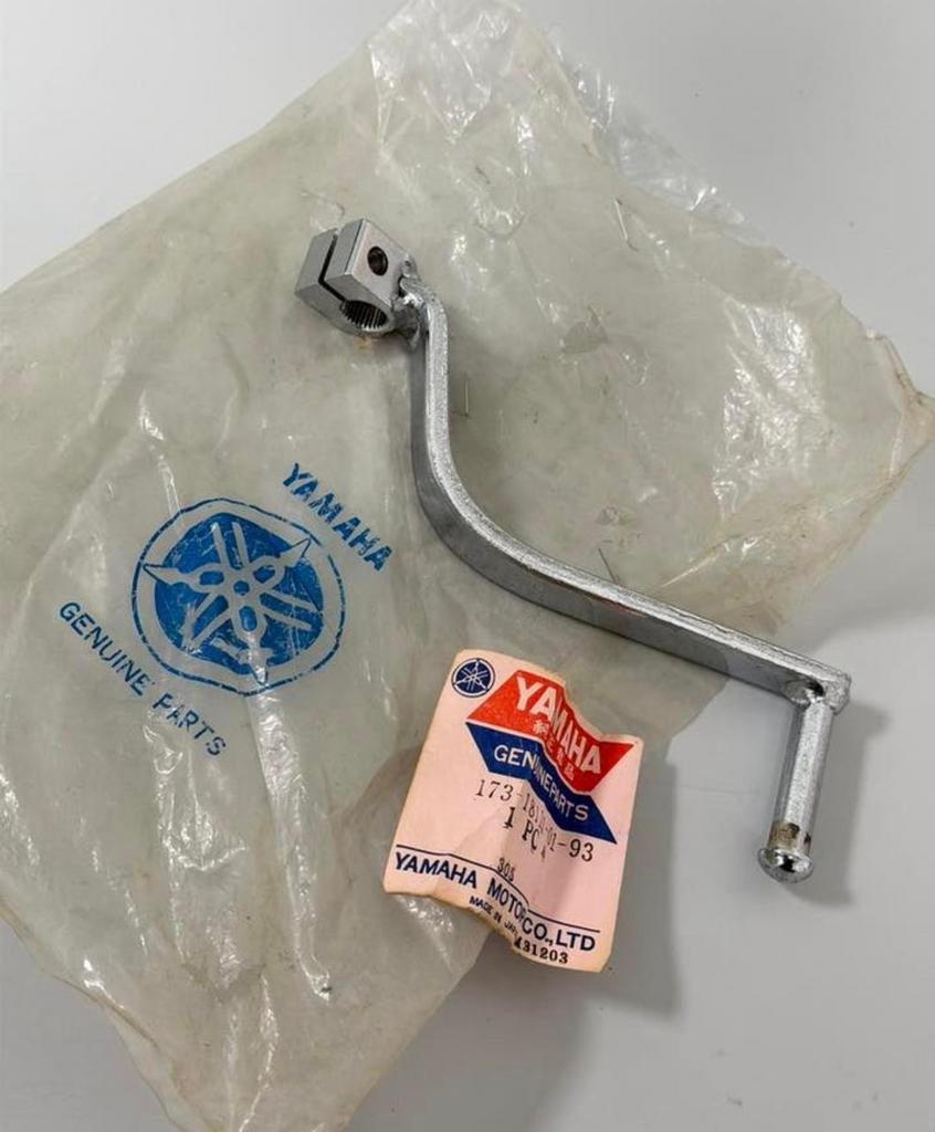Yamaha kickstart pedaal chroom NOS 173-18111-01-93 oldtimer, Motoren, Ophalen of Verzenden, H, H, H
