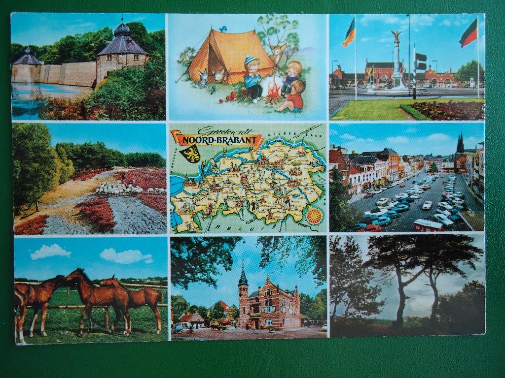 (871) Kaart: NOORD - BRABANT, Verzamelen, Ansichtkaarten | Nederland, Verzenden, 1980 tot heden, Ongelopen, Noord-Brabant