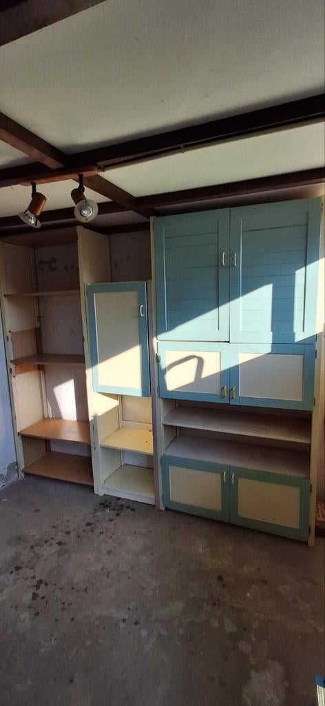 Super handige Lundia stellingkast met kasten, Ophalen of Verzenden, Gebruikt