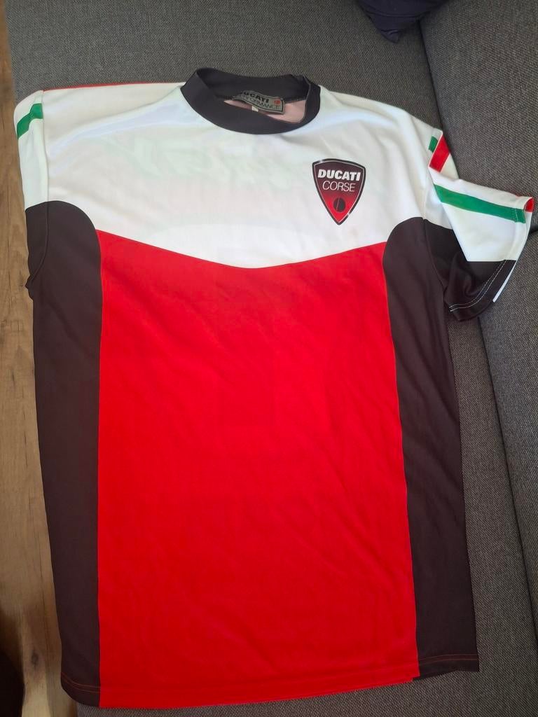Ducati Corsee T-shirt - Maat L - Gebruikt, Motoren, Overige typen, Heren, Ophalen of Verzenden, Ducati