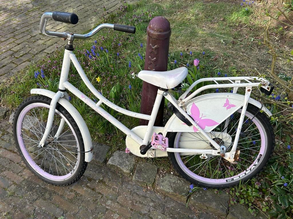 Meisjes fiets, Fietsen en Brommers, Fietsen | Meisjes, Ophalen, Gebruikt, 20 inch