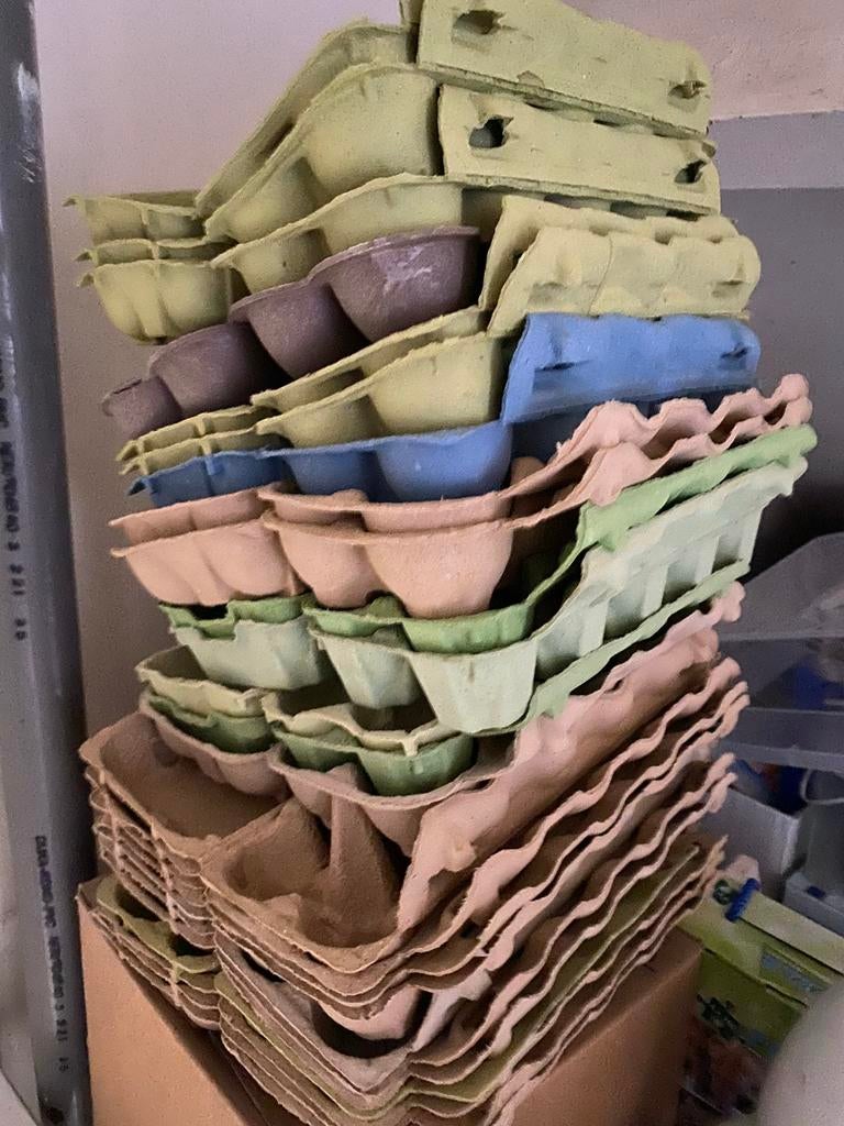 Knutselen eierdozen, Ophalen of Verzenden