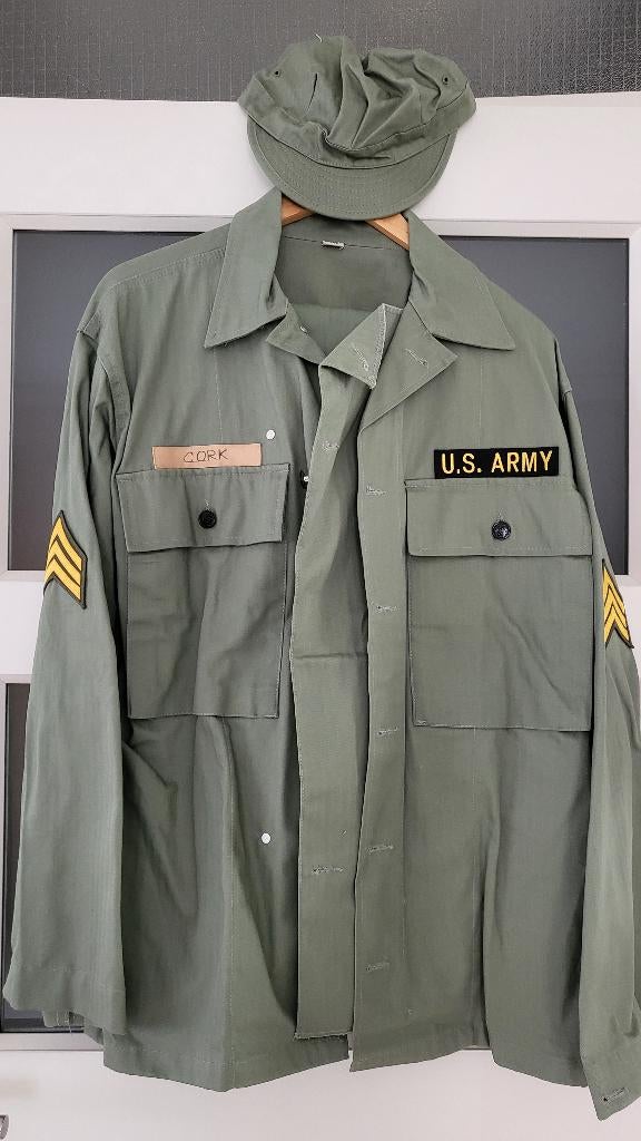 HBT OD 3 (lichter groen) replica uniform, Ophalen of Verzenden, Landmacht, Amerika, Kleding of Schoenen