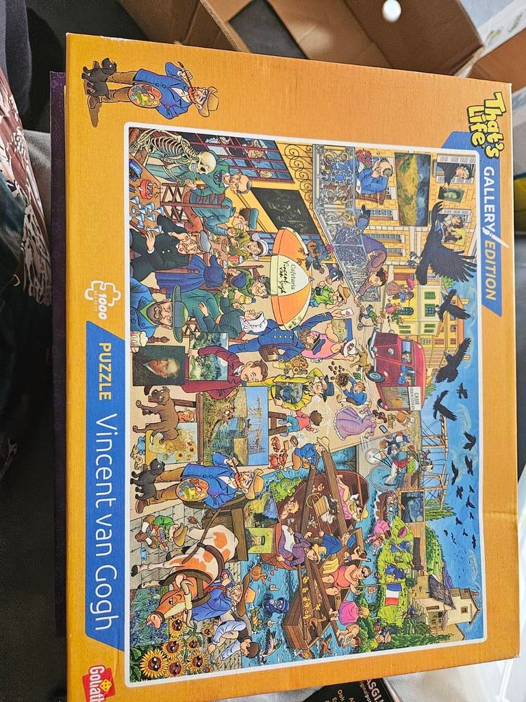 Puzzel Vincent van Gogh 1000 stukjes, Ophalen of Verzenden, 500 t/m 1500 stukjes